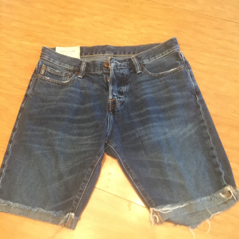 Abercrombie & Finch Denim Shorts Sz 30 Cut Off C29
